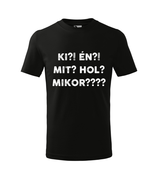 KI?! ÉN?! MIT? HOL? MIKOR???